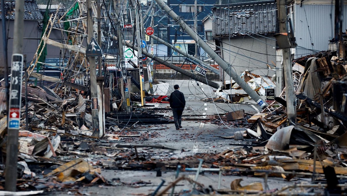 Japonya’daki 7,6’lık depremde can kaybı 128’e yükseldi