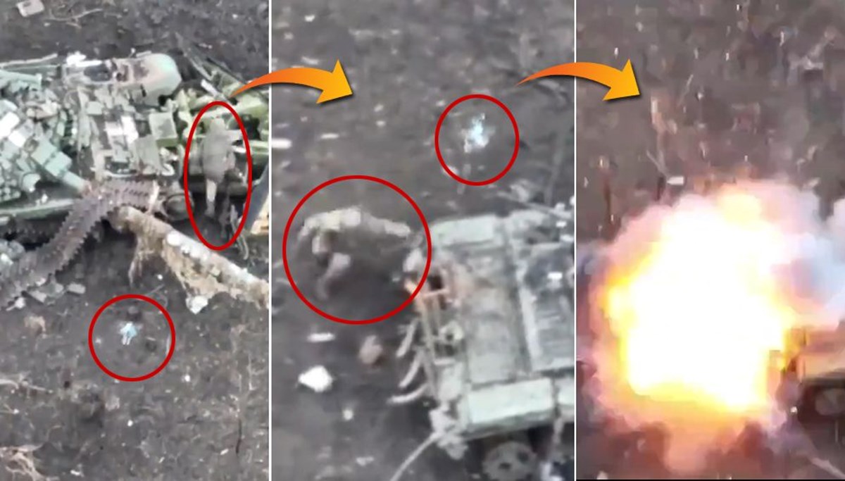 Ukraynalı kamikaze drone, Rus askerini yok etti