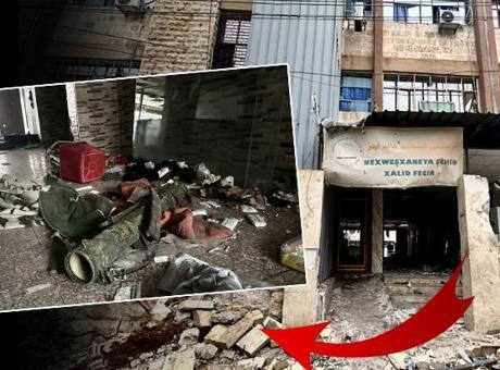 Halep’te kirli tuzak! İşte terör örgütünün karargaha çevirdiği hastane