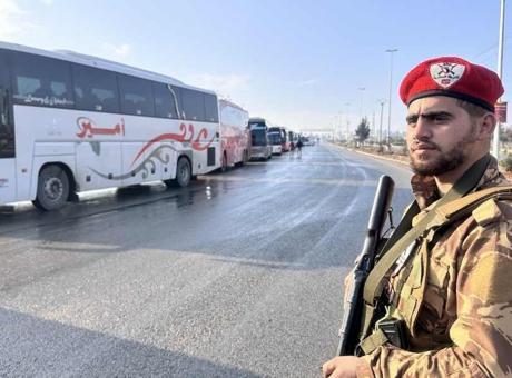 Halep’te temizlik bitti! Terör örgütü SDG’li son grup da tahliye edildi