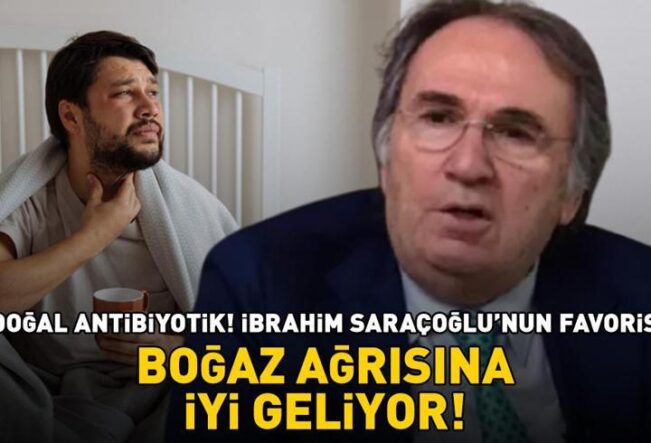 Prof. Dr. İbrahim Saraçoğlu önerdi! Doğal antibiyotik! Boğaz ağrısı, kronik bronşit ve alerjik astım için biçilmiş kaftan!