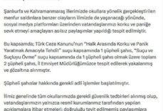Denizli'de okul saldırılarıyla ilgili yanıltıcı paylaşımlar yapan 2 şüpheli gözaltına alındı