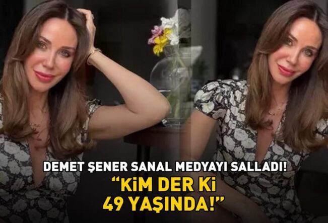 Demet Şener sanal medyayı salladı! Beğeni butonu çöktü: 'Kim der ki 49 yaşında!'