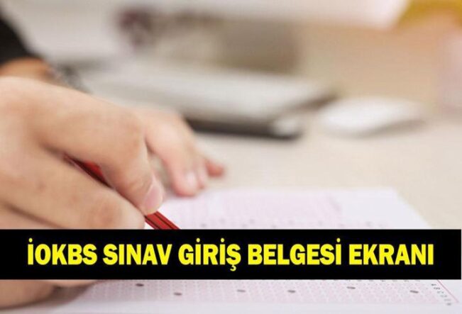 İOKBS (Bursluluk sınavı) giriş belgesi nasıl alınır? İOKBS sınav giriş belgesi ekranı 2026