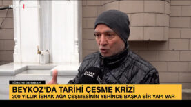 Beykoz’da tarihi çeşme krizi