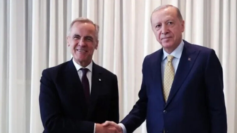Cumhurbaşkanı Erdoğan Kanada Başbakanı Carney ile görüştü