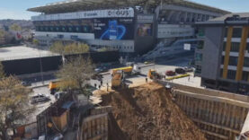 Fenerbahçe stadının yakınında çökme!