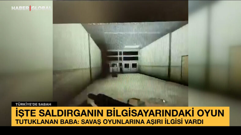 İşte okul saldırganının bilgisayarındaki oyun