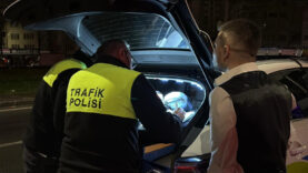 Kayseri'de kaza yapan alkollü sürücü önce polislere teşekkür etti sonra zorluk çıkardı! O anlar kamerada 