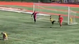 Mardin'de kafaya tekme atan futbolcu tutuklandı