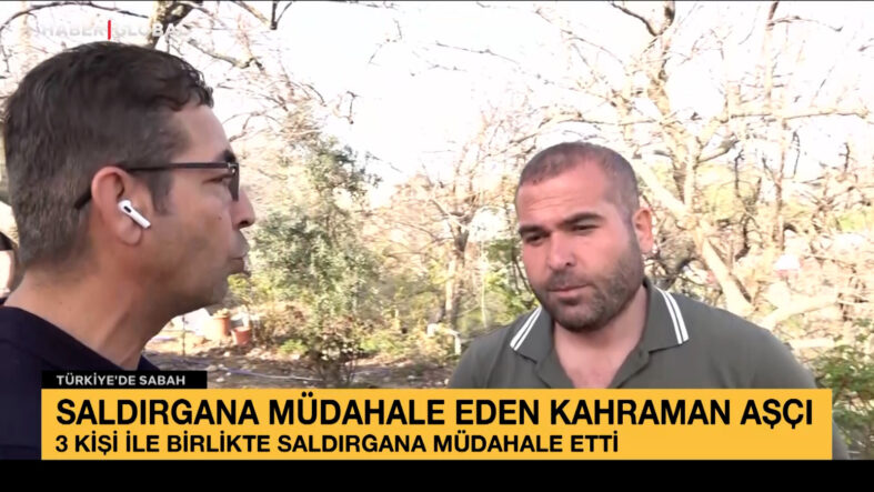 Okul saldırganına müdahale eden kahraman aşçı