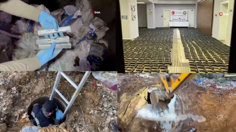 İstanbul’da dev operasyon: Toprak altında binlerce silah parçası ele geçirildi