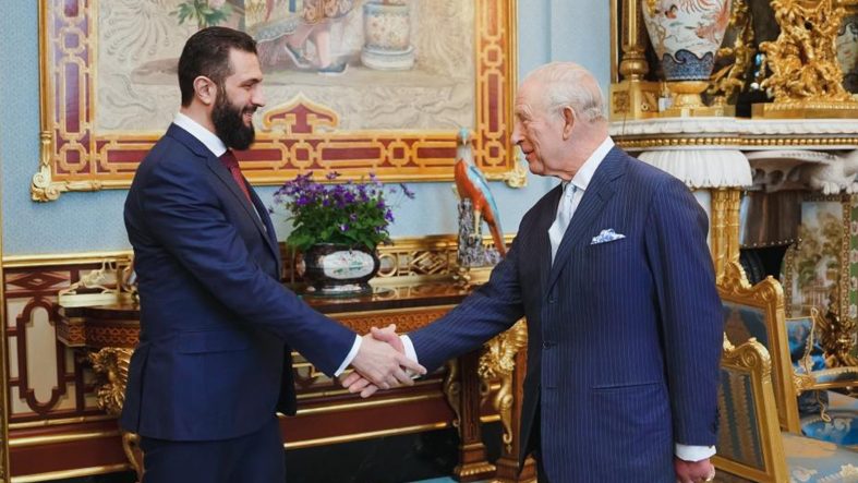 Suriye Devlet Başkanı eş-Şara, İngiltere Kralı III