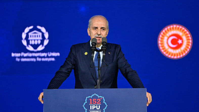 TBMM Başkanı Kurtulmuş: İsrail'in BM üyeliği mutlaka askıya alınmalı