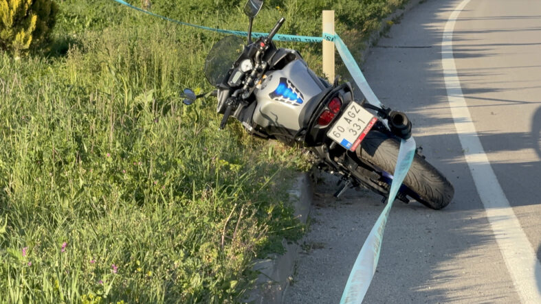 Tokat’ta motosiklet sürücüsü feci şekilde can verdi