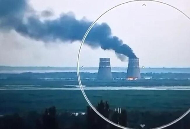 Zaporijya Nükleer Santrali yakınlarına İHA saldırısı