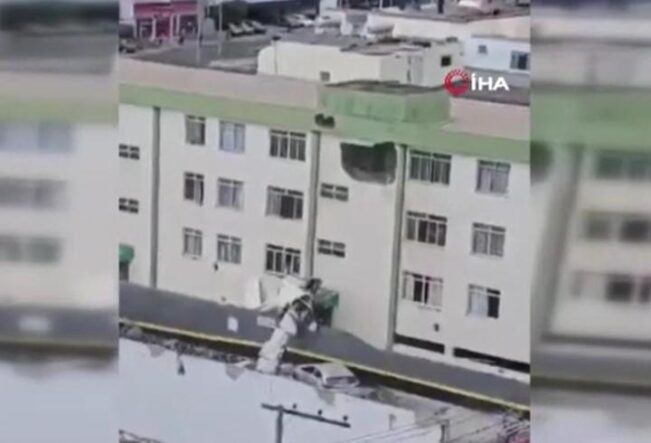 Brezilya’da uçak apartmana çarptı: 4 yaralı