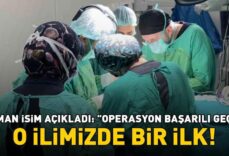 O ilimizde bir ilk! Operasyon başarılı geçti! İleri evre larenks kanseri ameliyatı gerçekleştirildi