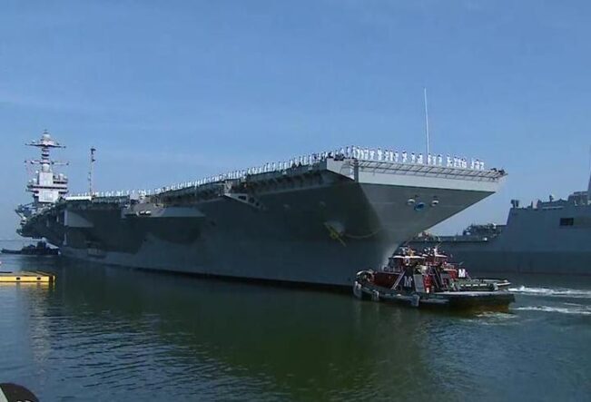 USS Gerald R. Ford ABD'ye döndü