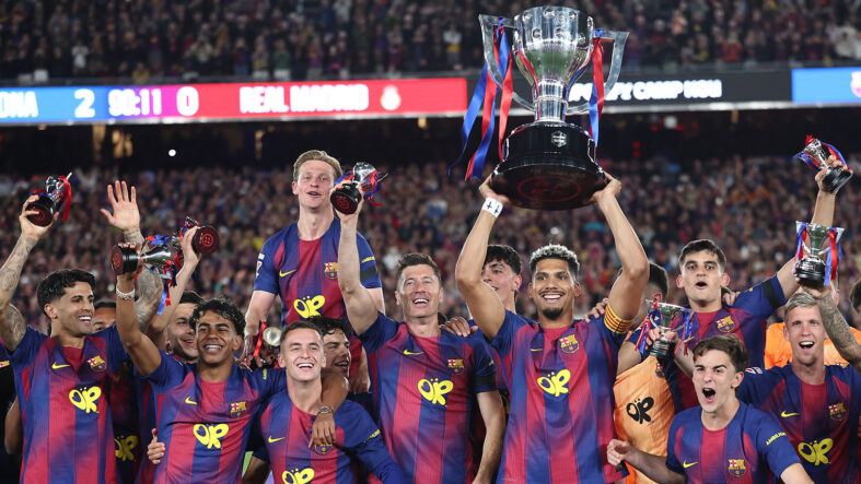 Avrupa'nın 5 büyük liginde şampiyonluğunu ilan eden üçüncü takım Barcelona oldu