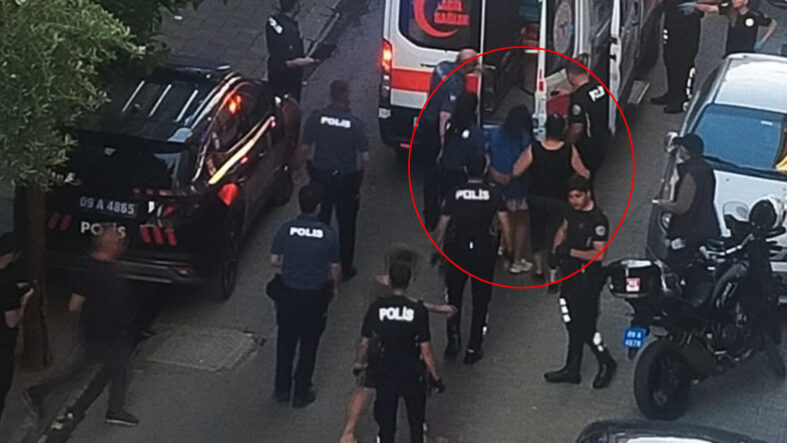 Aydın'da samuray kılıcıyla sokağa çıkan genç kız dehşet saçtı