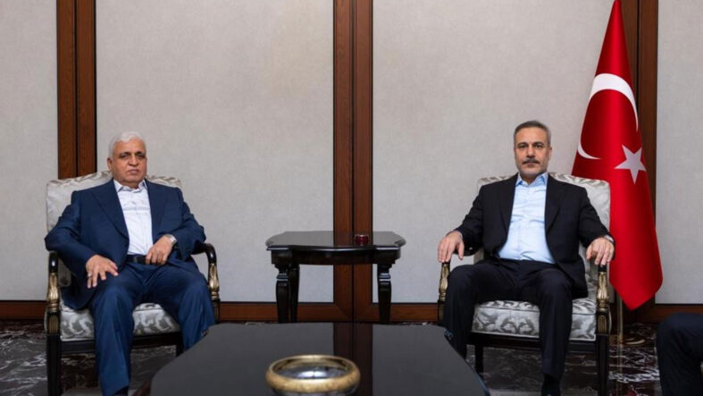 Bakan Fidan, Haşdi Şabi Komisyonu Başkanı el-Feyyad ile görüştü