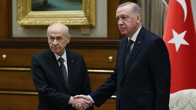 Beştepe'de Erdoğan-Bahçeli görüşmesi