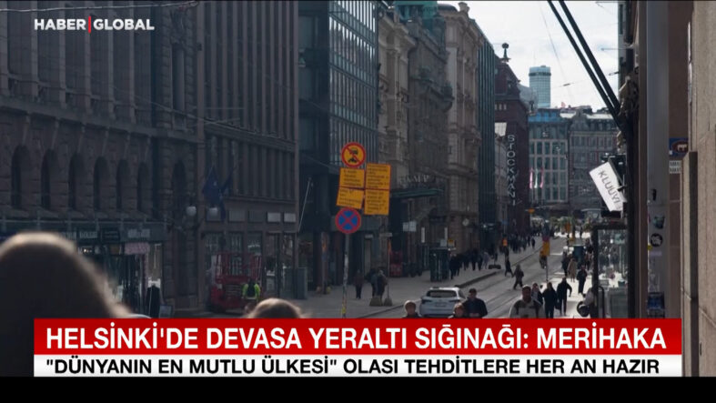 Dünyanın en mutlu ülkesi Finlandiya'da, devasa yeraltı sığınağı Merihaka görüntülendi