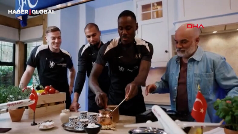 Eğlenceli anlar: Chelsea'li futbolculardan ‘Türk kahvesi’ yarışması