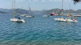 "Global Sumud Filosu"ndan bir grup Marmaris'e ulaştı