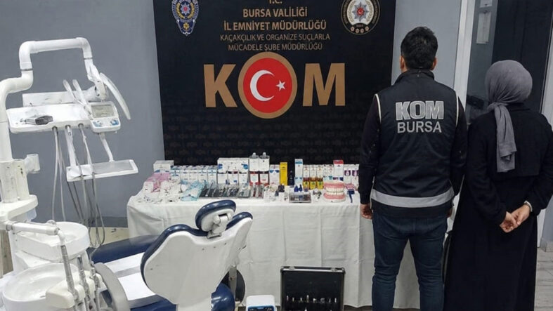 Sahte diş hekimlerinin işlettiği kaçak muayenehaneye baskın: 2 kişi gözaltına alındı