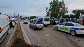 Tokat'ta iki minibüs çarpıştı: 11 yaralı