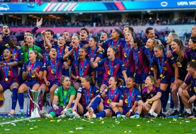 Barcelona, UEFA Kadınlar Şampiyonlar Ligi'nde 4. kez mutlu sona ulaştı