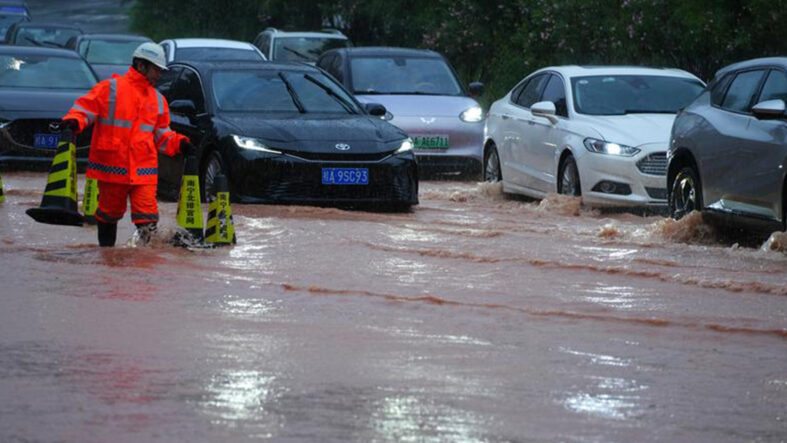 Çin’de sağanak sele neden oldu: 5 ölü