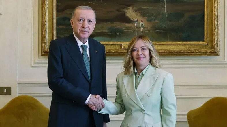 İtalya Başbakanı Meloni, Cumhurbaşkanı Erdoğan’ın tebrik mesajından memnun