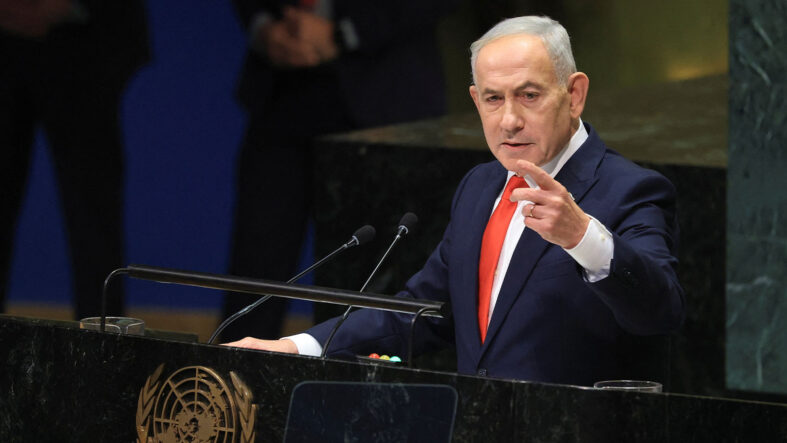 Netanyahu BM’de konuşurken çok sayıda ülkenin delegeleri salonu terk etti